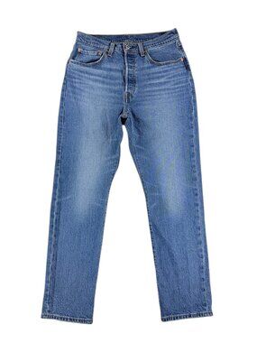 Men's Levi's 501 Original Fit Blue Jeans W30 L30 Button Fly